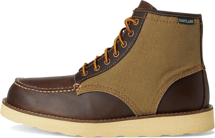 Eastland 1955 Edition Lumber Up Men's Lace-up Boots Brown/Olive : 10 D - Medium, Leather - Image 6