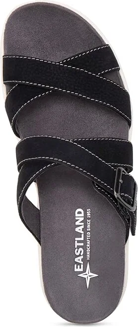 Eastland 1955 Edition Machias Women's Sandals Black : 11 B - Medium, Leather/Suede - Image 2