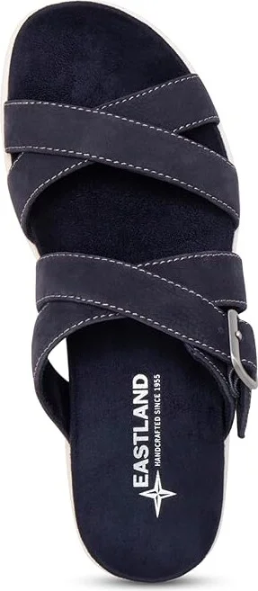 Eastland 1955 Edition Machias Women's Sandals Navy : 7 B - Medium, Leather/Suede - Image 2
