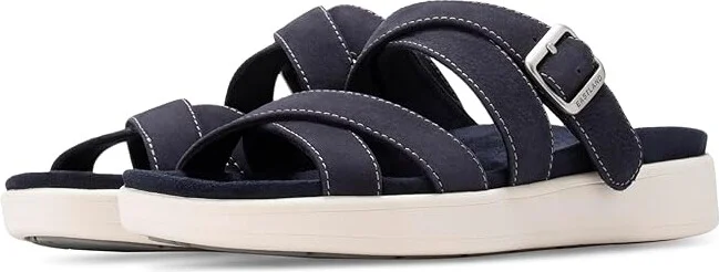 Eastland 1955 Edition Machias Women's Sandals Navy : 7 B - Medium, Leather/Suede