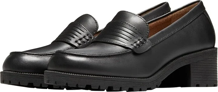 Eastland 1955 Edition Newbury Women's Shoes Black Leather : 6 M, Full Grain leather