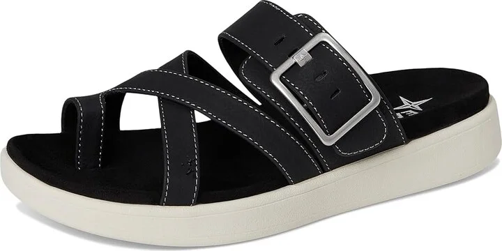 Eastland 1955 Edition Port Clyde Women's Sandals Black : 11 B - Medium, Synthetic - Image 5