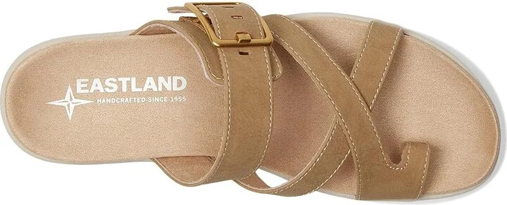 Eastland 1955 Edition Port Clyde Women's Sandals Light Tan : 8 B - Medium, Synthetic - Image 2