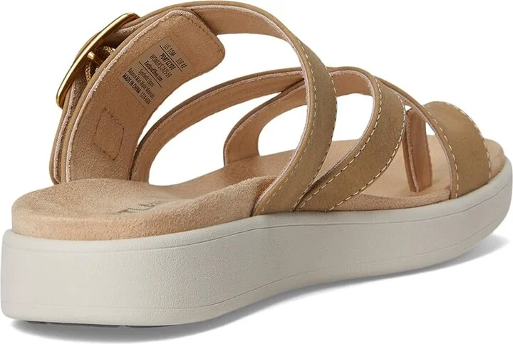 Eastland 1955 Edition Port Clyde Women's Sandals Light Tan : 8 B - Medium, Synthetic - Image 4