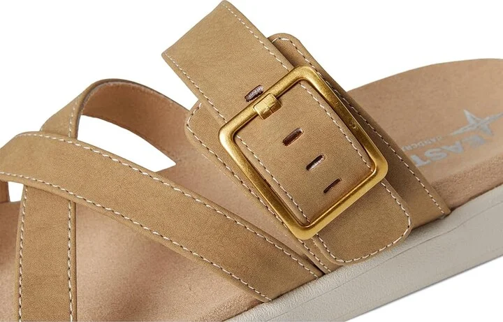 Eastland 1955 Edition Port Clyde Women's Sandals Light Tan : 8 B - Medium, Synthetic - Image 7