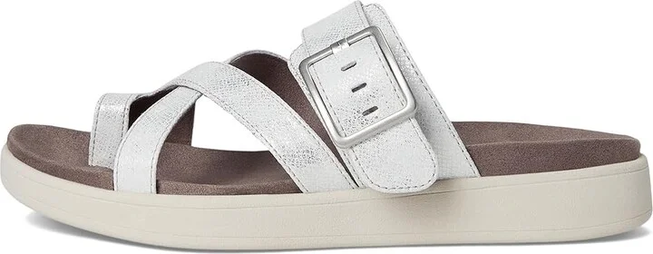 Eastland 1955 Edition Port Clyde Women's Sandals Silver : 8 B - Medium, Synthetic - Image 6