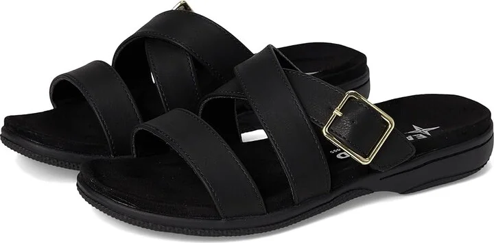 Eastland 1955 Edition Sanibel Women's Sandals Black : 7 B - Medium, Leather
