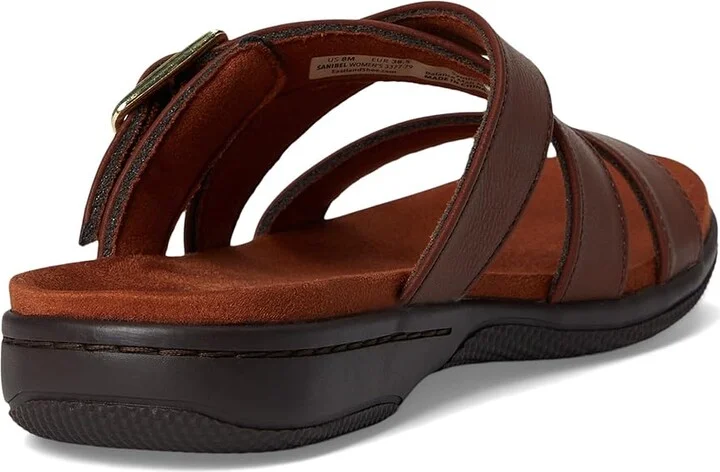 Eastland 1955 Edition Sanibel Women's Sandals Dark Walnut : 11 B - Medium, Leather - Image 4