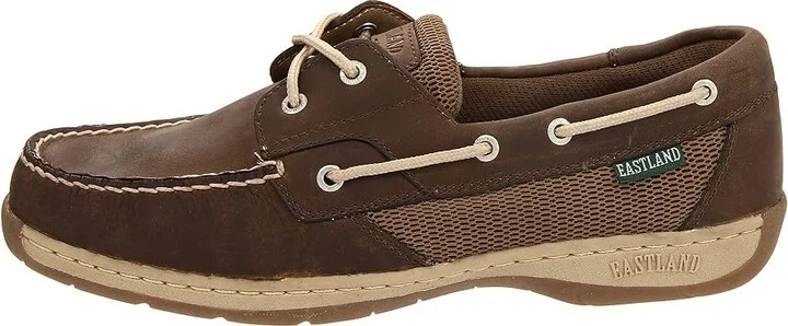 Eastland 1955 Edition Solstice Women's Flat Shoes Bomber Brown Leather : 6 M, Leather/Mesh - Image 6