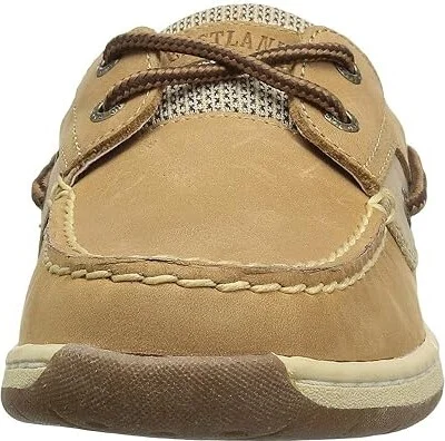 Eastland 1955 Edition Solstice Women's Flat Shoes Tan & Stone Leather : 6.5 W, Leather/Mesh - Image 6