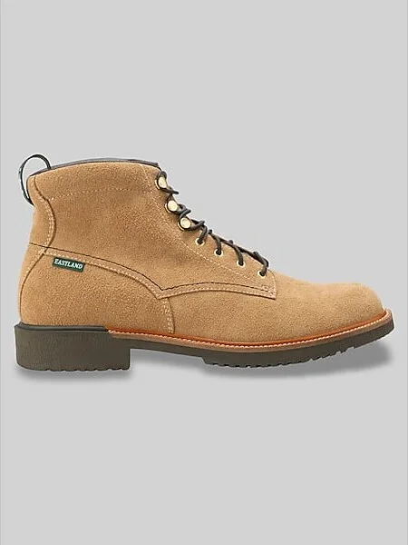 Eastland Men's Allagash Leather Plain Toe Boots Peanut