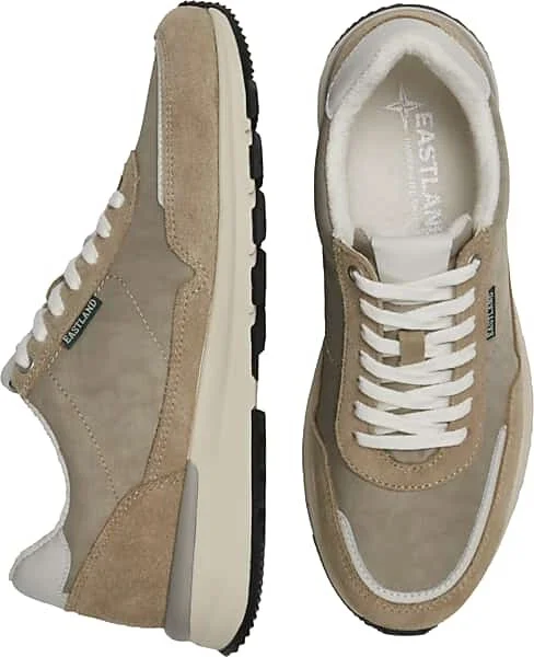 Eastland Men's Leap Lace-Up Jogger Sneakers Taupe