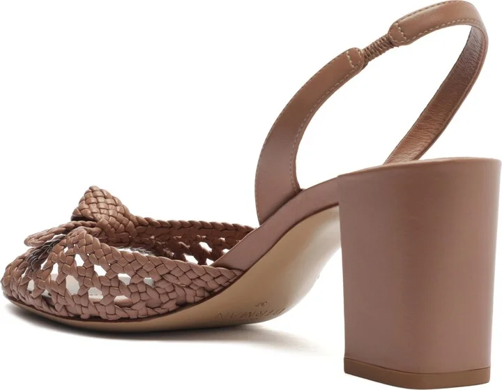 Easy Clarita Tresse Block Heel Slingback Sandal