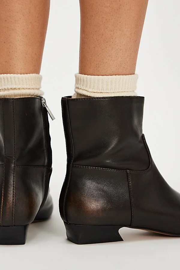 Easy Does It Vegan Ankle Boots - Image 4