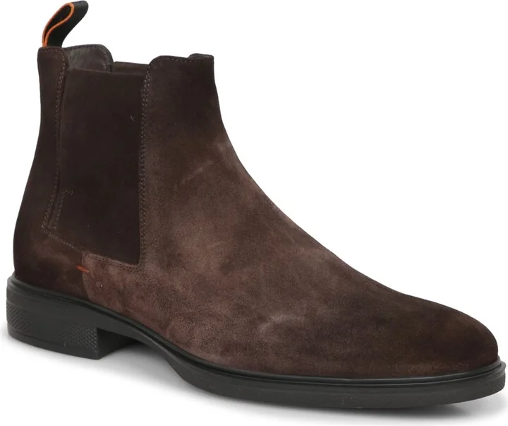 Easy Elast Suede Boot Dark Brown Tdm - Image 2