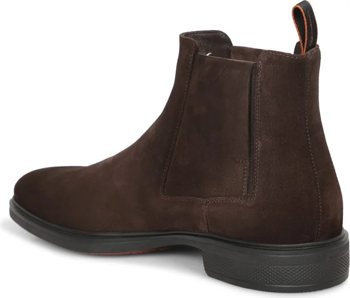 Easy Elast Suede Boot Dark Brown Tdm - Image 3
