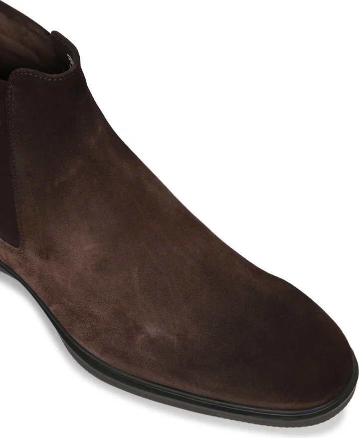 Easy Elast Suede Boot Dark Brown Tdm - Image 4