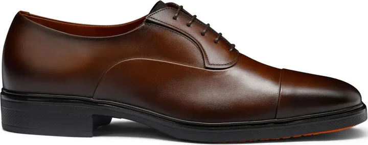Easy leather oxford shoes