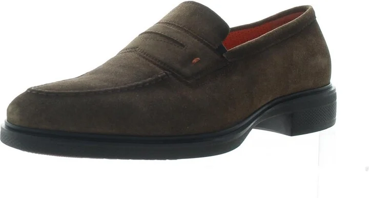 Easy Loafer GexS0 Mens Solid Faux Leather Loafers