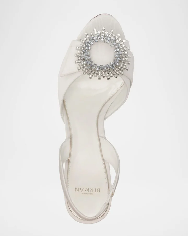 Easy Madelina Embellished Satin 85 Pumps - Image 2
