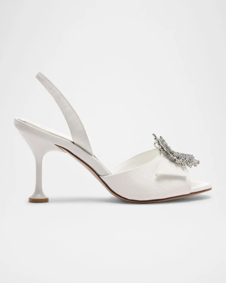 Easy Madelina Embellished Satin 85 Pumps
