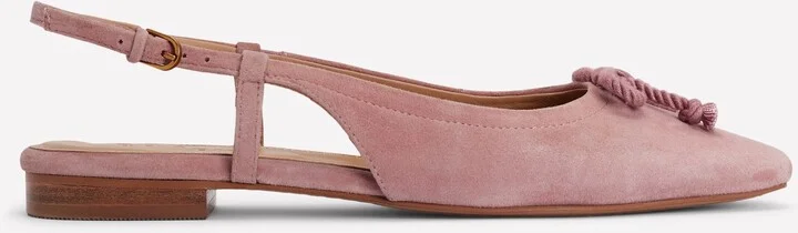 Easy Slingback Flats, Blush