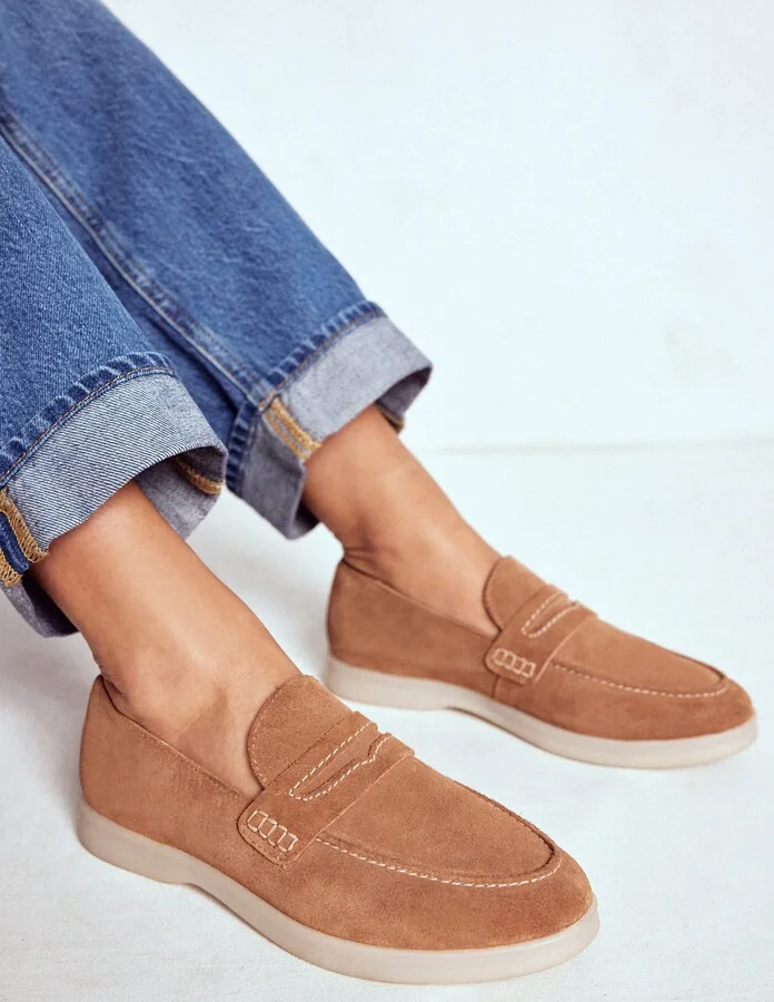 Easy soft loafers, Navy - Image 3