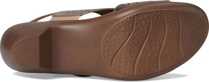 Easy Spirit Calix Women's Wedge Shoes Bronze Leather : 6.5 W (D) - Image 3