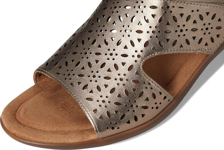 Easy Spirit Calix Women's Wedge Shoes Bronze Leather : 6.5 W (D) - Image 7