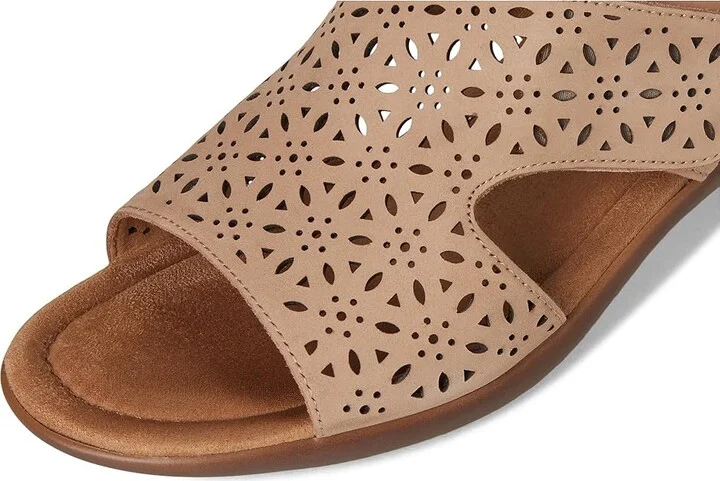 Easy Spirit Calix Women's Wedge Shoes Light Natural Nubuck : 7 W (D), Leather - Image 7