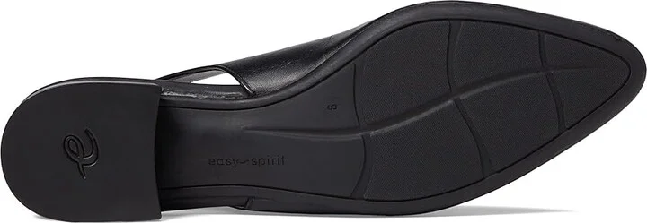 Easy Spirit Cassius Women's Flat Shoes Black : 6 W (D), Leather - Image 3