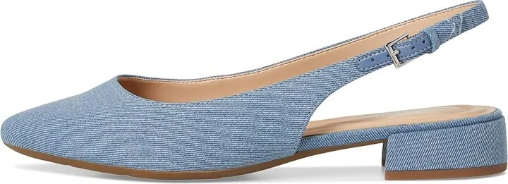 Easy Spirit Cassius Women's Flat Shoes Blue Denim : 9 M (B), Leather - Image 6