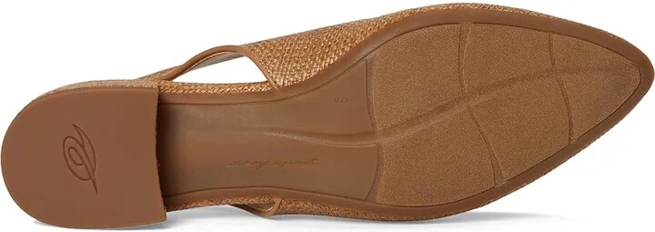 Easy Spirit Cassius Women's Flat Shoes Caramel Raffia : 9 M (B), Leather - Image 3