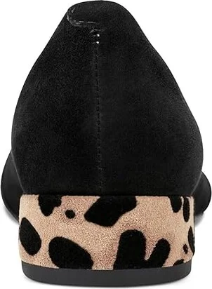 Easy Spirit Casta High Women's Heels Black/Leopard Suede : 12 M (B), Leather - Image 4