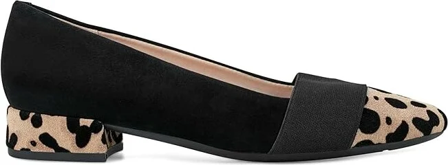 Easy Spirit Casta High Women's Heels Black/Leopard Suede : 12 M (B), Leather - Image 6