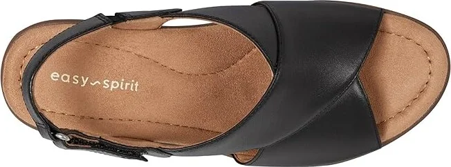 Easy Spirit Chantal Women's Sandals Black Leather : 9 M (B), Leather/Rubber - Image 2