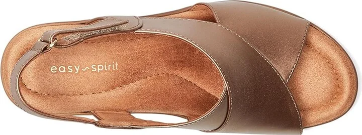 Easy Spirit Chantal Women's Sandals Bronze Leather : 5 M (B), Leather/Rubber - Image 2