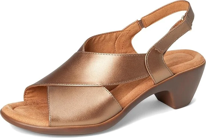 Easy Spirit Chantal Women's Sandals Bronze Leather : 5 M (B), Leather/Rubber - Image 5