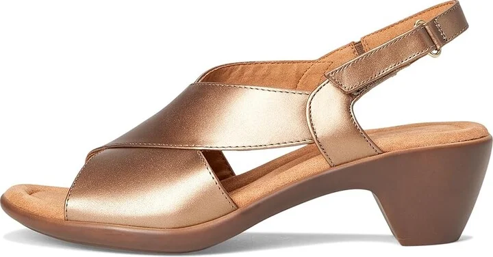 Easy Spirit Chantal Women's Sandals Bronze Leather : 5 M (B), Leather/Rubber - Image 6