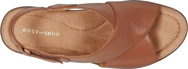 Easy Spirit Chantal Women's Sandals Medium Brown Leather : 11 M (B), Leather/Rubber - Image 2