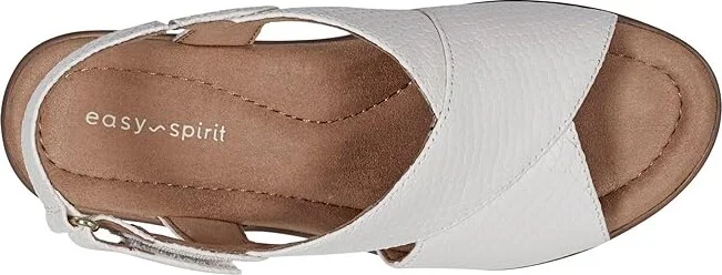 Easy Spirit Chantal Women's Sandals White Snake Leather : 12 M (B), Leather/Rubber - Image 2