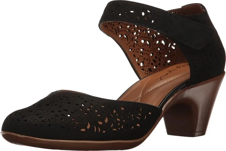Easy Spirit Cindie Women's Shoes Black Nubuck : 5 M (B), Leather/Nubuck - Image 2
