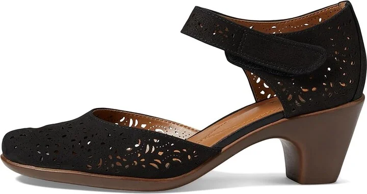 Easy Spirit Cindie Women's Shoes Black Nubuck : 5 M (B), Leather/Nubuck - Image 7