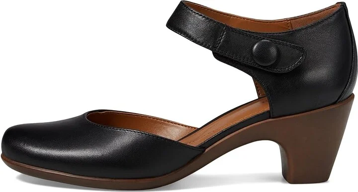 Easy Spirit Clarice Women's Shoes Black : 5 M (B), Leather - Image 6