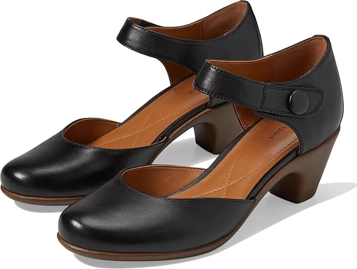 Easy Spirit Clarice Women's Shoes Black : 5 M (B), Leather