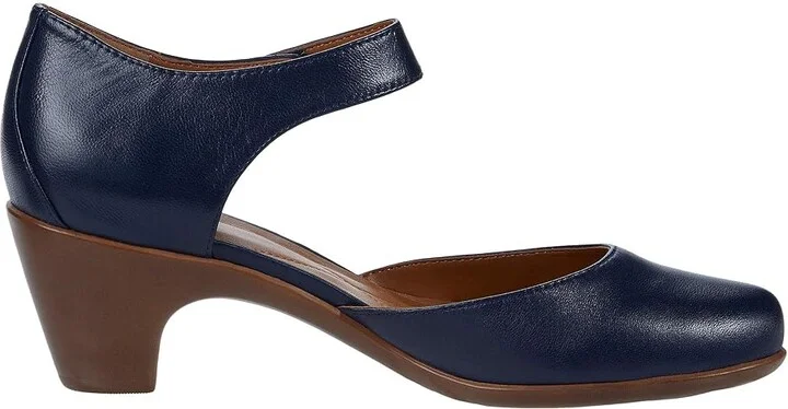 Easy Spirit Clarice Women's Shoes Dark Blue : 5.5 M (B), Leather - Image 7
