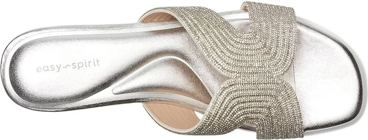 Easy Spirit Colter Women's Sandals Silver : 5.5 M (B), Rubber/Synthetic - Image 2