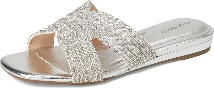 Easy Spirit Colter Women's Sandals Silver : 5.5 M (B), Rubber/Synthetic - Image 5