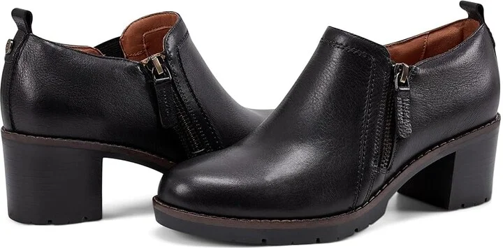 Easy Spirit Cosa Women's Boots Black Leather : 8.5 W (D)