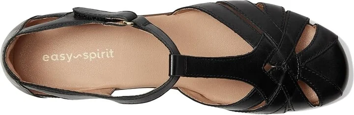 Easy Spirit Darlyn Women's Dress Flat Shoes Black Leather : 5.5 M (B) - Image 2